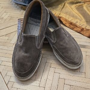 Sperry Men's Dark Brown Suede Slip-Ons
